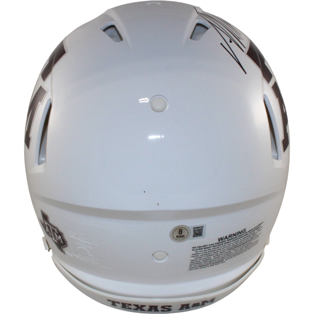 Von Miller Autographed Texas A&M Aggies Authentic White Helmet Beckett W 54683