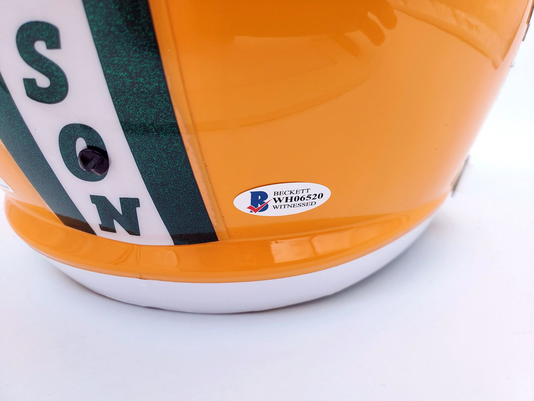 Trey Lance Signed North Dakota State Bison Yellow Full Size Replica Speed