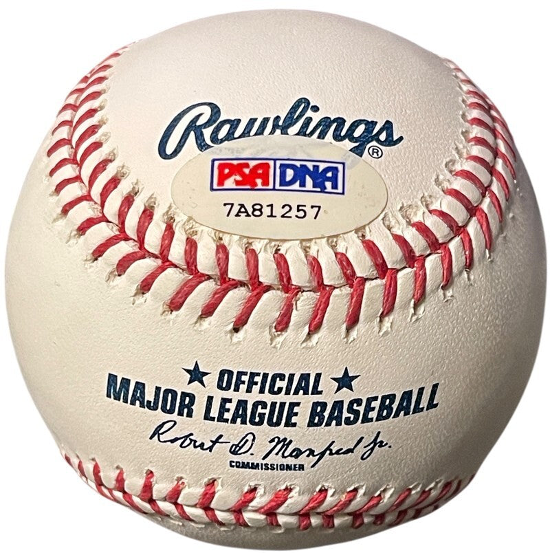 Jim Bunning signed Official Rawlings Major League Baseball- PSA -Phillies/Tigers