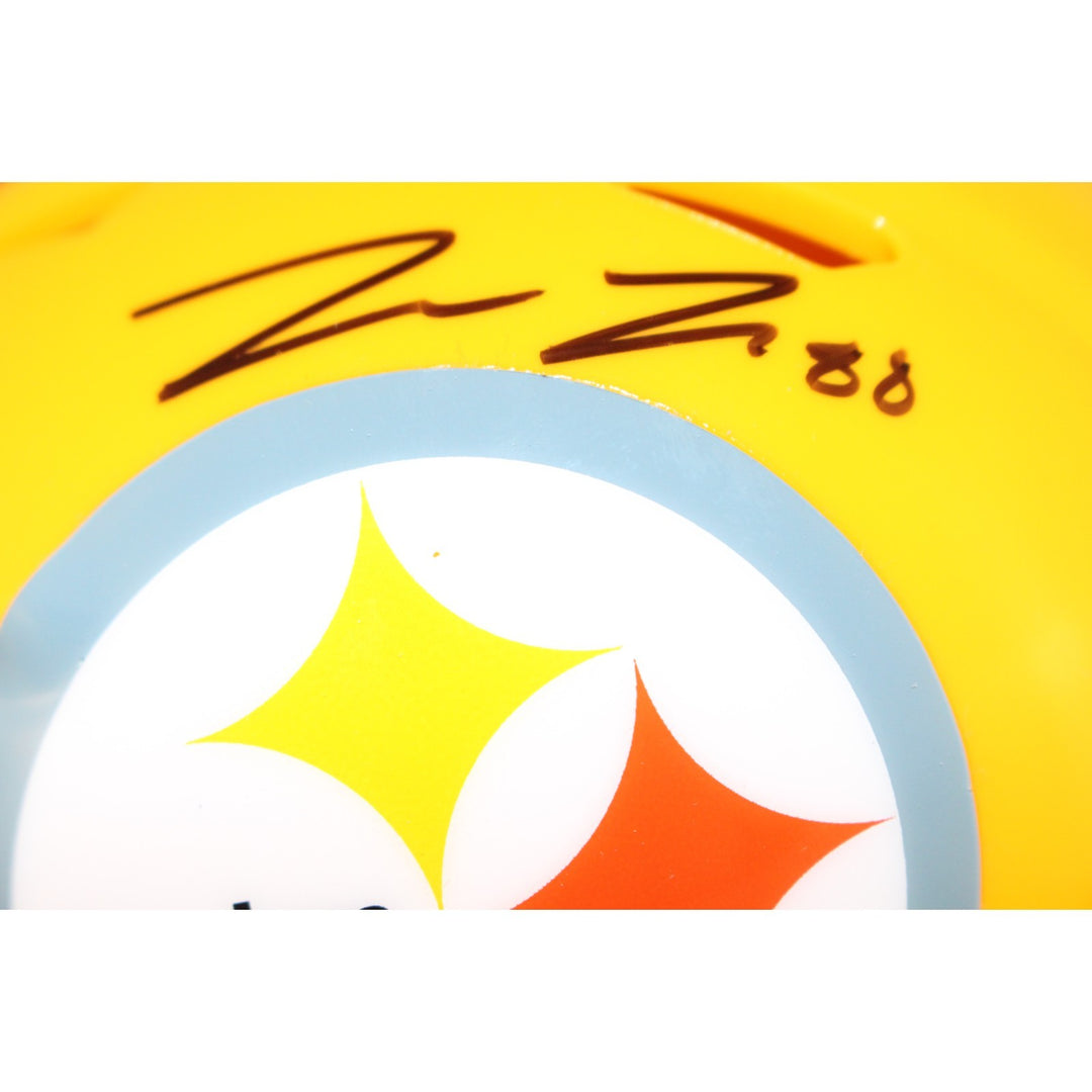 Pat Freiermuth Autographed Pittsburgh Steelers Mini Helmet Beckett Witness 53141