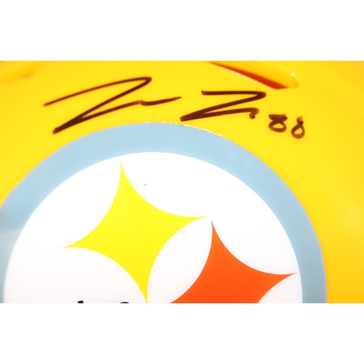 Pat Freiermuth Autographed Pittsburgh Steelers Mini Helmet Beckett Witness 53141