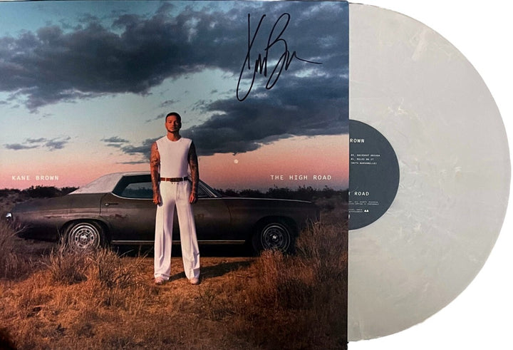 Kane Brown signed 2025 The High Road Standard Double LP/Vinyl/Record  "Fog"- COA