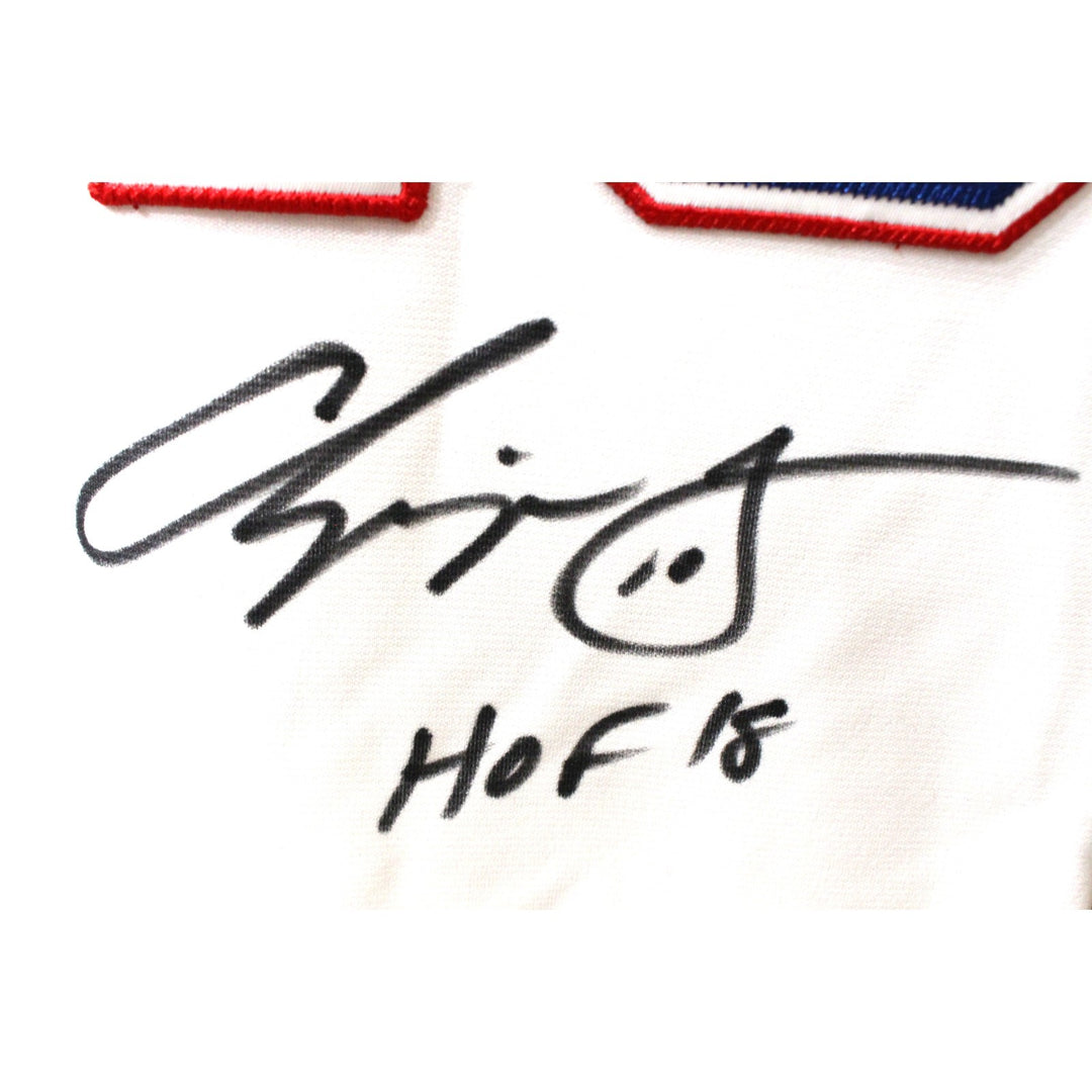 Chipper Jones Autographed Atlanta Braves M&N TB sz 48 Jersey HOF Fanatics 51839