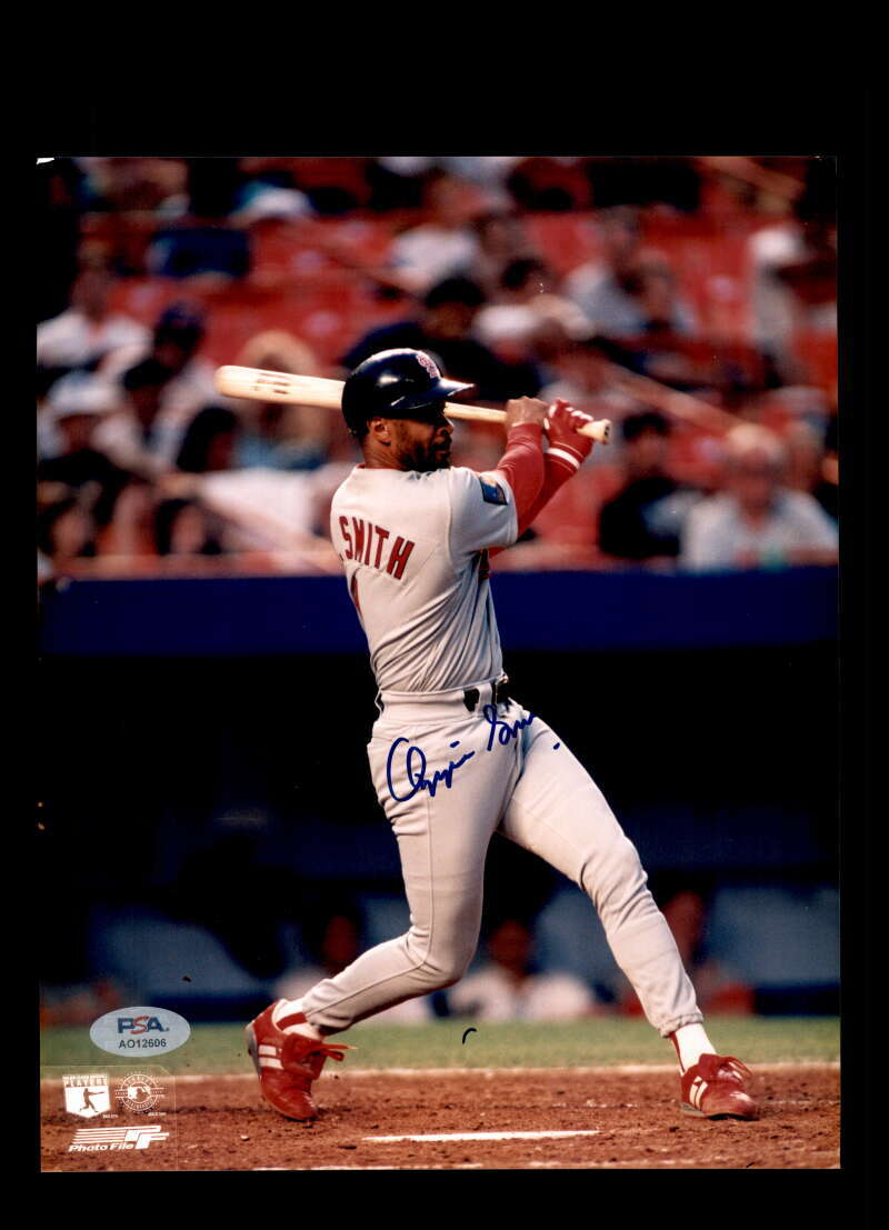 Ozzie Smith PSA DNA Signed 8x10 Photo Autographed Cardinals
