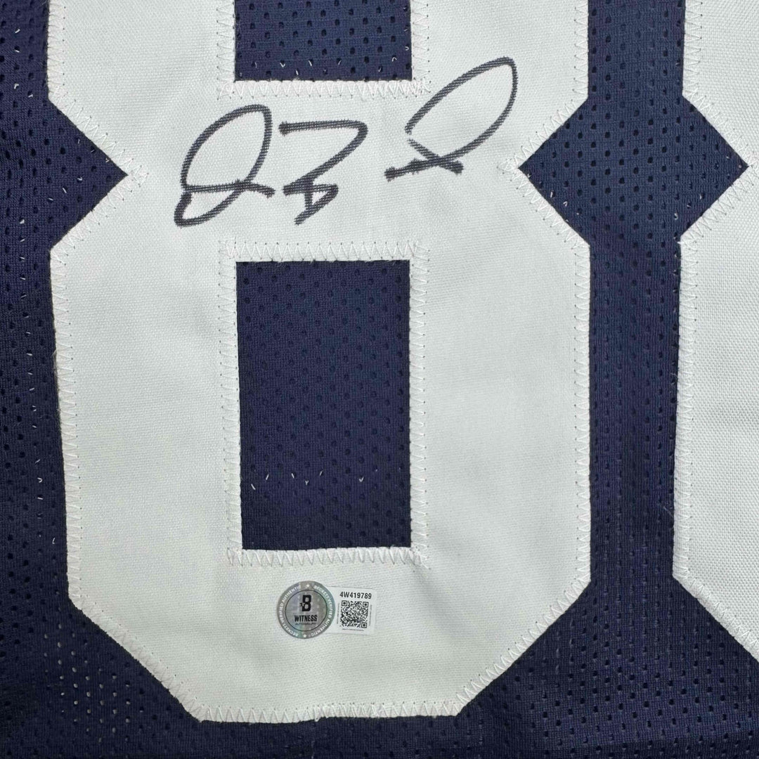 Autographed/Signed Dez Bryant Dallas Thanksgiving Day Jersey Beckett BAS COA