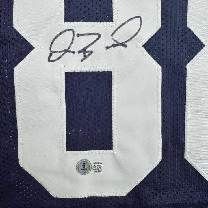 Autographed/Signed Dez Bryant Dallas Thanksgiving Day Jersey Beckett BAS COA