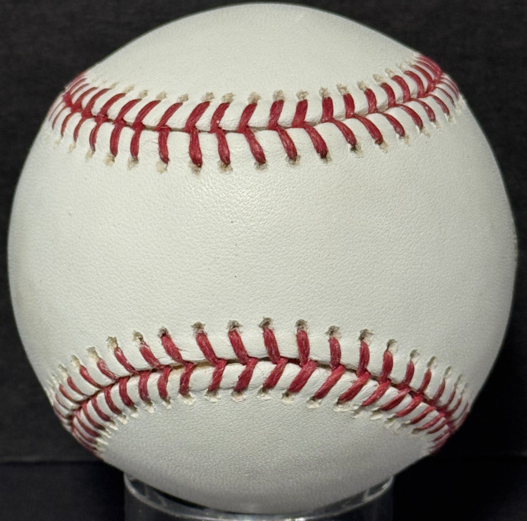 Joe Girardi Signed 2009 Inaugural Logo Baseball Auto MLB Holo Steiner COA WS