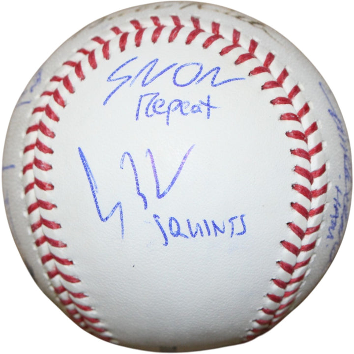 Sandlot Signed Babe Ruth OML Baseball Renna +7 Character Name Beckett 50337