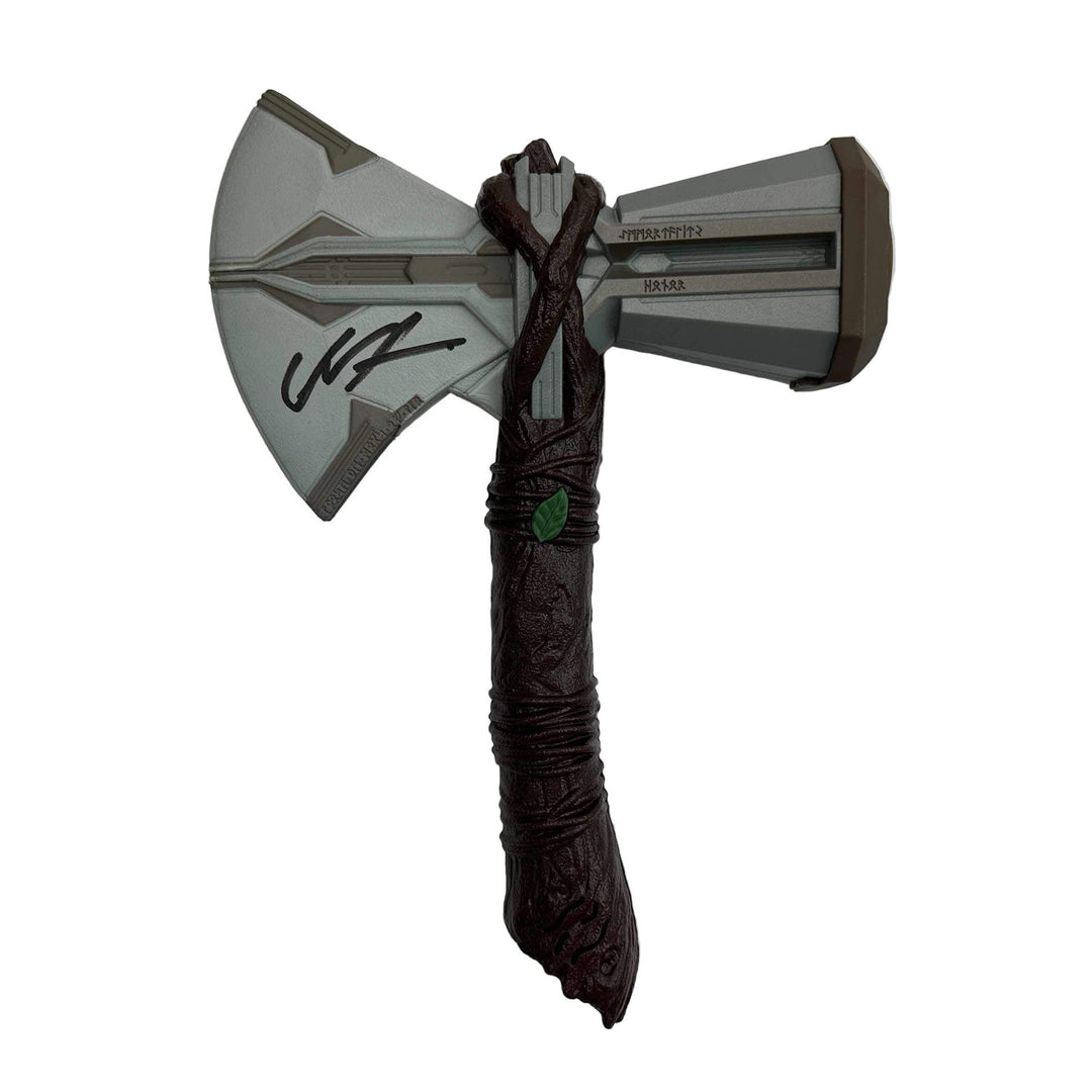 Autographed/Signed Chris Hemsworth Thor Stormbreaker 14" Axe Replica Beckett COA