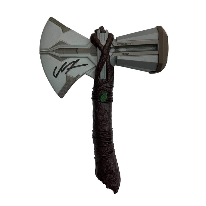 Autographed/Signed Chris Hemsworth Thor Stormbreaker 14" Axe Replica Beckett COA