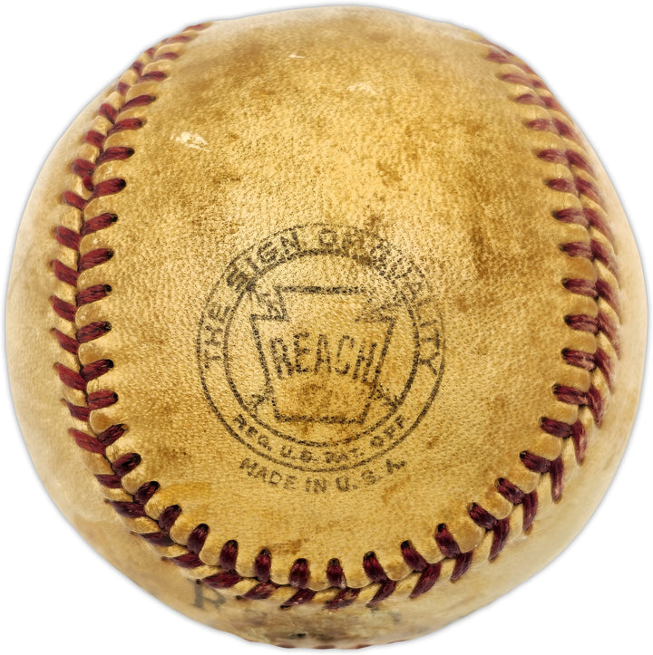 Connie Mack Signed Official League Baseball Philadelphia A's Beckett #AE31059