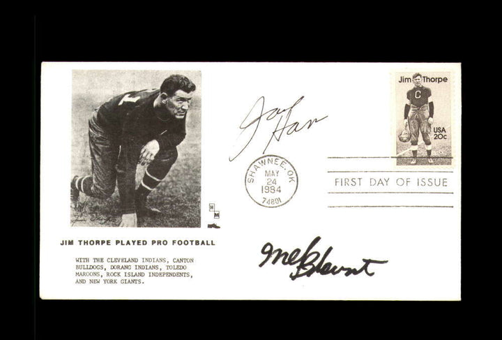 Jack Ham Mel Blount PSA DNA Signed FDC 1984 First Day Cover Cache Steelers Auto
