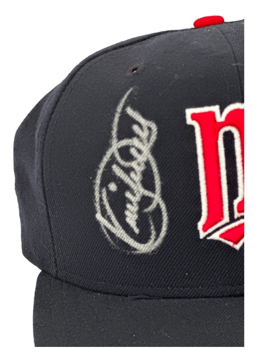 Kirby Puckett Autographed/Signed Minnesota Twins Hat Beckett 42172