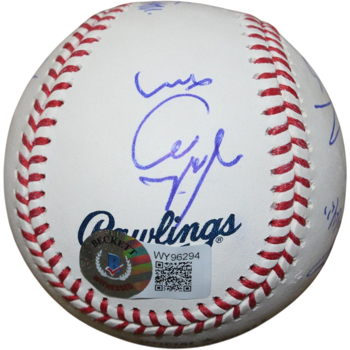 Sandlot Signed OML Baseball Patrick Renna +7 w/Character Name Beckett 50335
