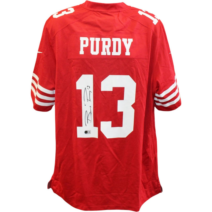 Brock Purdy Autographed San Francisco 49ers Nike XL Jersey Beckett Witness 56919
