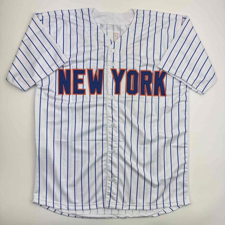 Autographed/Signed Bartolo Colon Big Sexy Insc New York Jersey Beckett BAS COA
