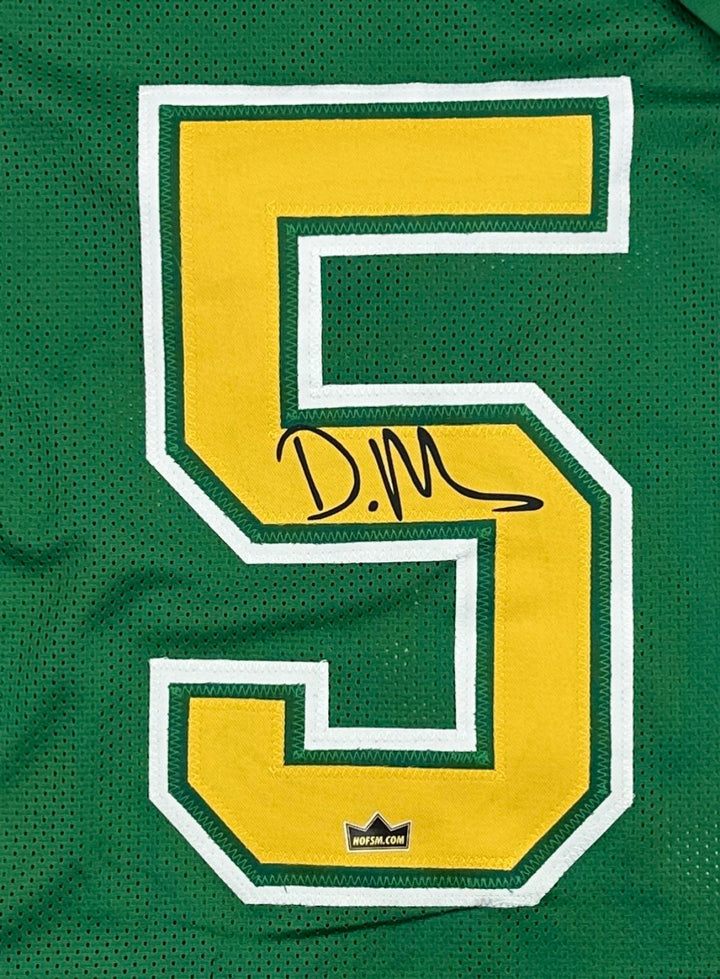 Framed Facsimile Autographed Dante Moore 35x39 Reprint Laser Auto College Jersey