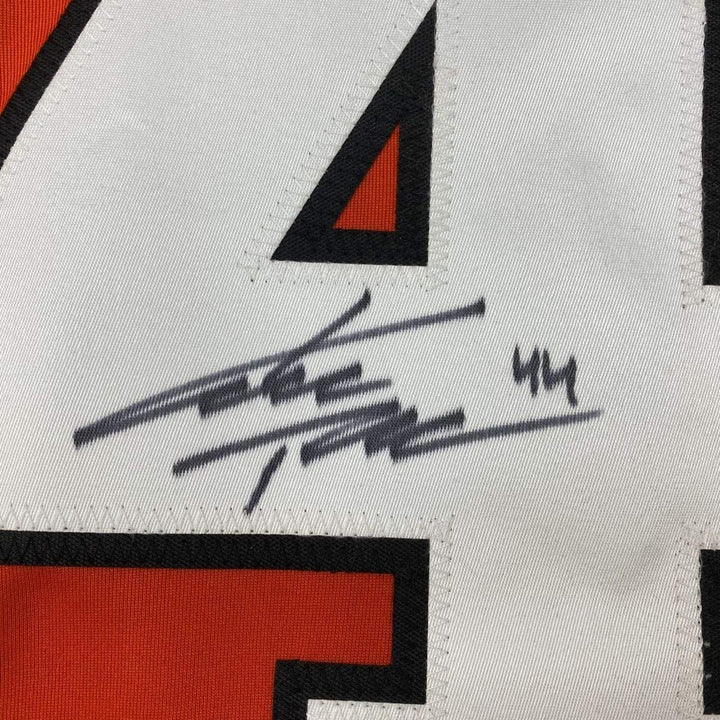 FRAMED Signed KIMMO TIMONEN 35x39 Philly Orange Jersey JSA COA Auto