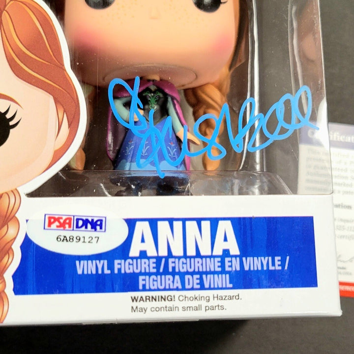 Kristen Bell signed Disney Frozen Anna Funko Pop Vinyl Figure ~ PSA/DNA COA