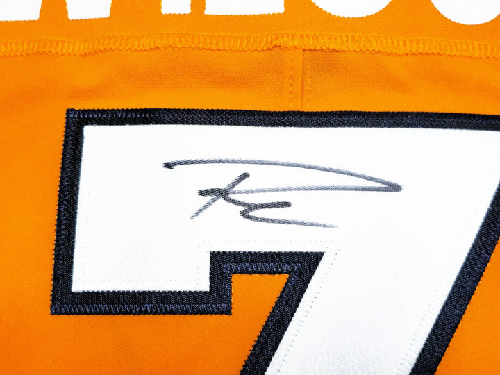 Broncos Russell Wilson Signed Orange Nike Elite Jersey Size 48 Fanatics Holo