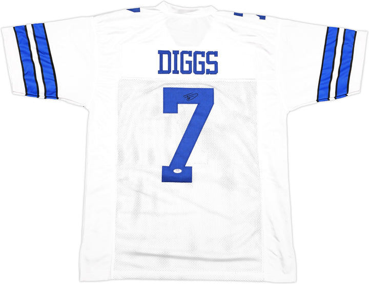 Dallas Cowboys Trevon Diggs Autographed Signed White Jersey PSA/DNA