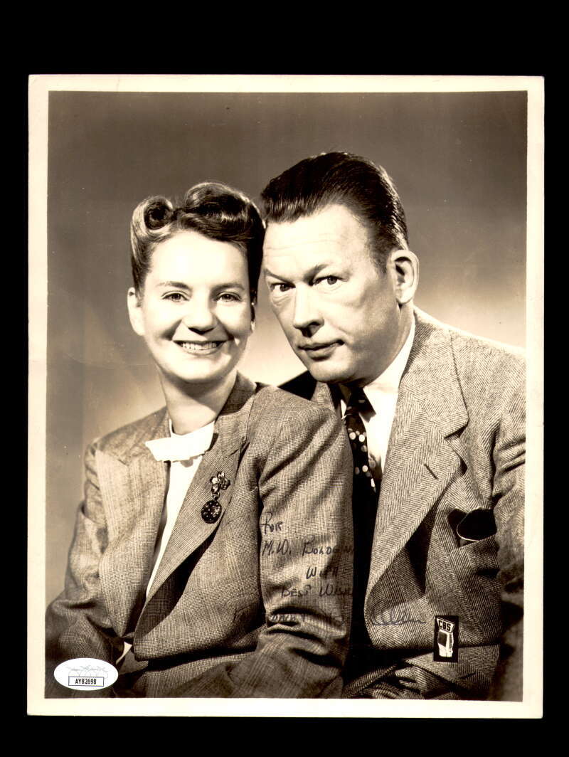 Fred Allen And Portland JSA Coa Signed 8x10 Photograph Autograph