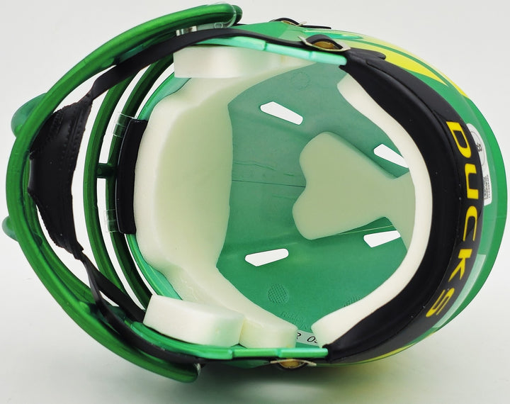 Dillon Gabriel Signed Oregon Ducks Green Speed Mini Helmet Wings Beckett Wit