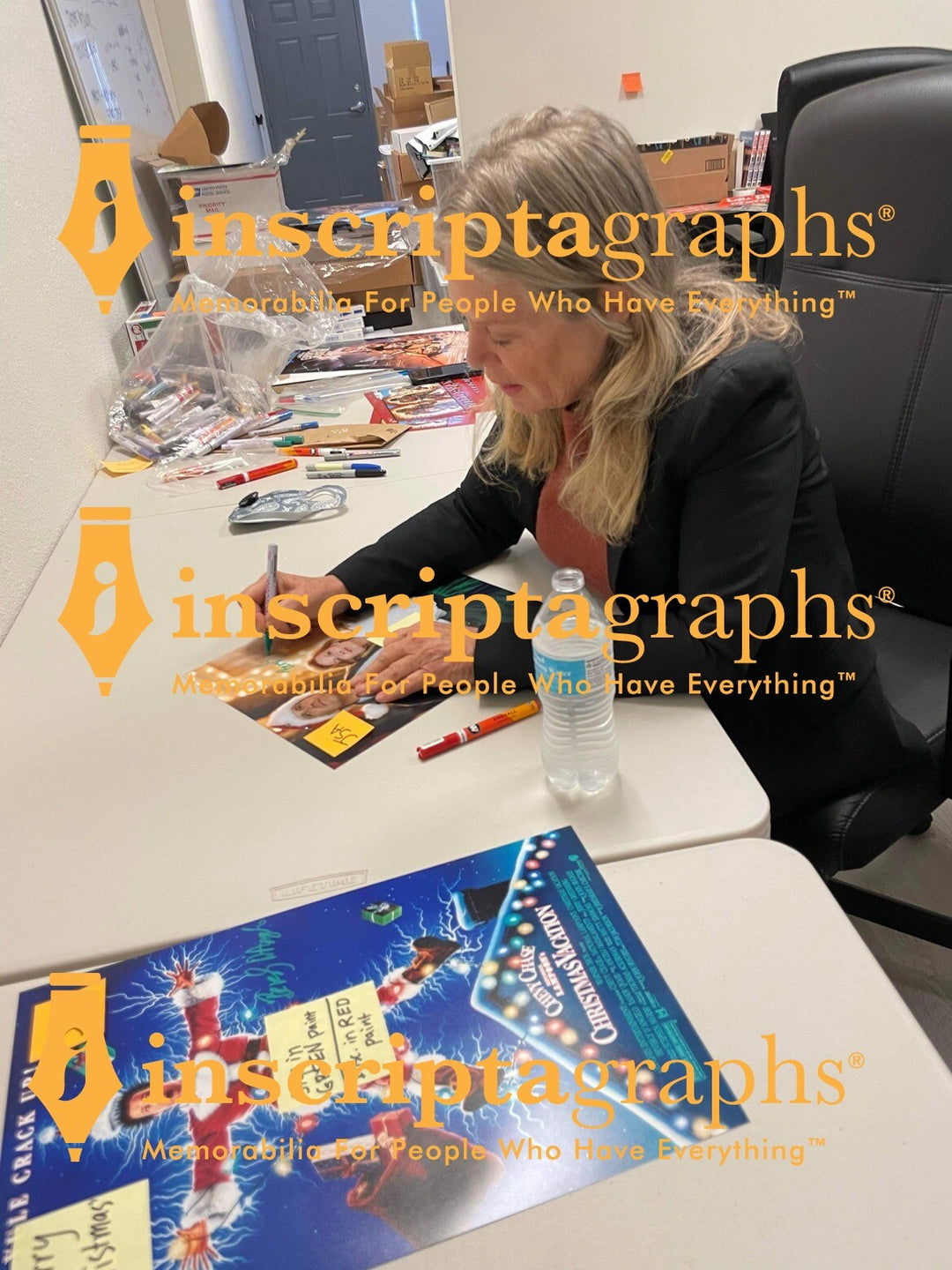 Chevy Chase / Beverly D'Angelo Signed Christmas Vacation 11x14 Photo JSA COA