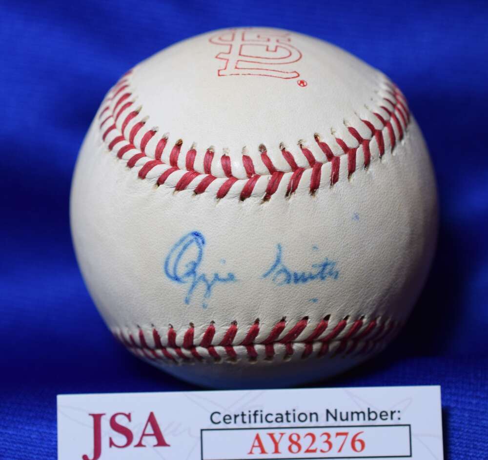 Ozzie Smith JSA COA Autograph St. Louis Baseball Signed