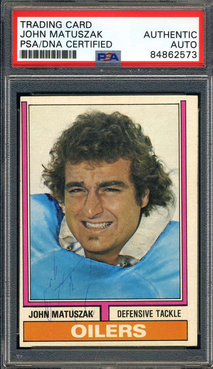 John Matuszak PSA DNA Signed 1974 Topps Rookie Autograph