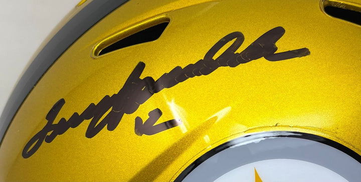 Terry Bradshaw Signed Steelers Full Size Flash Speed Replica Helmet BAS