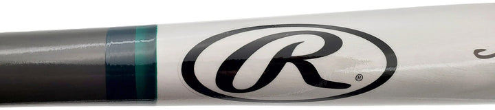 Jarred Kelenic Signed Gray Rawlings Game Model Bat Seattle Mariners Beckett