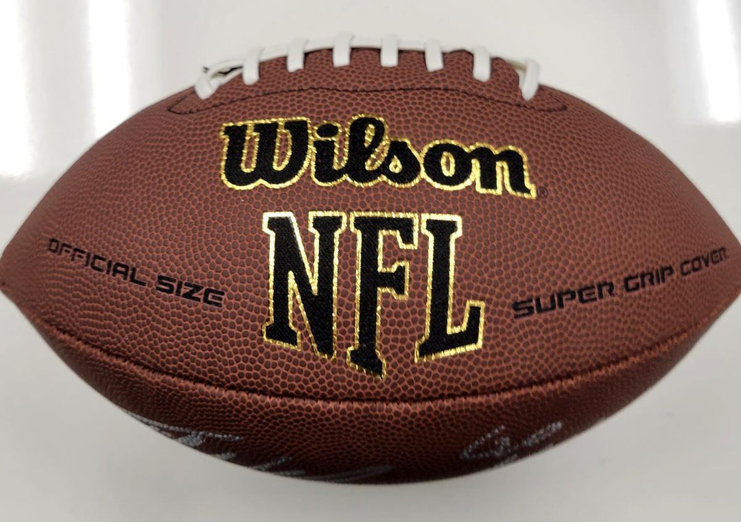 Tariq Woolen signed "Go Hawks" Wilson Football Seahawks autograph ~ Beckett BAS