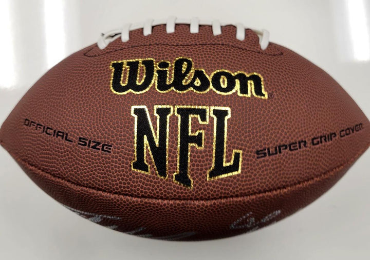 Tariq Woolen signed "Go Hawks" Wilson Football Seahawks autograph ~ Beckett BAS