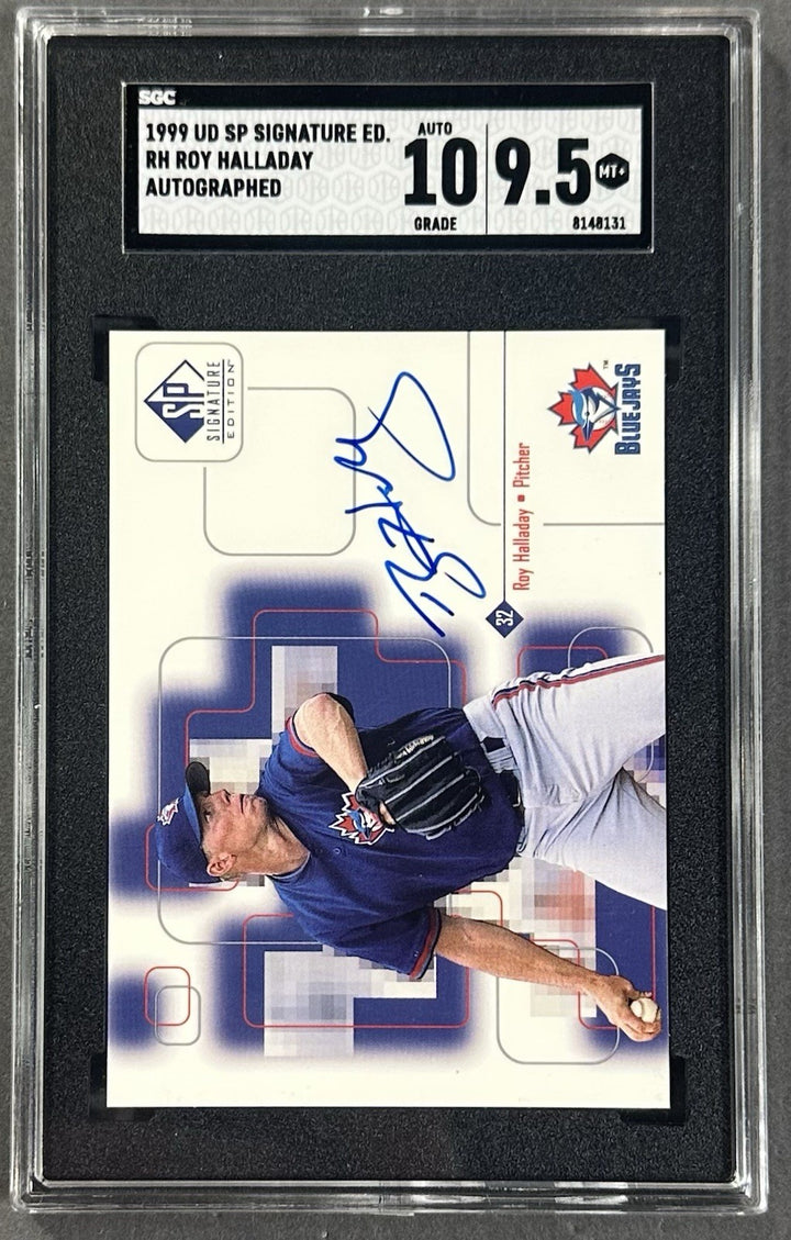 1999 Upper Deck SP Signature Edition Roy Halladay Rookie SGC 9.5 10 Auto RC #RH