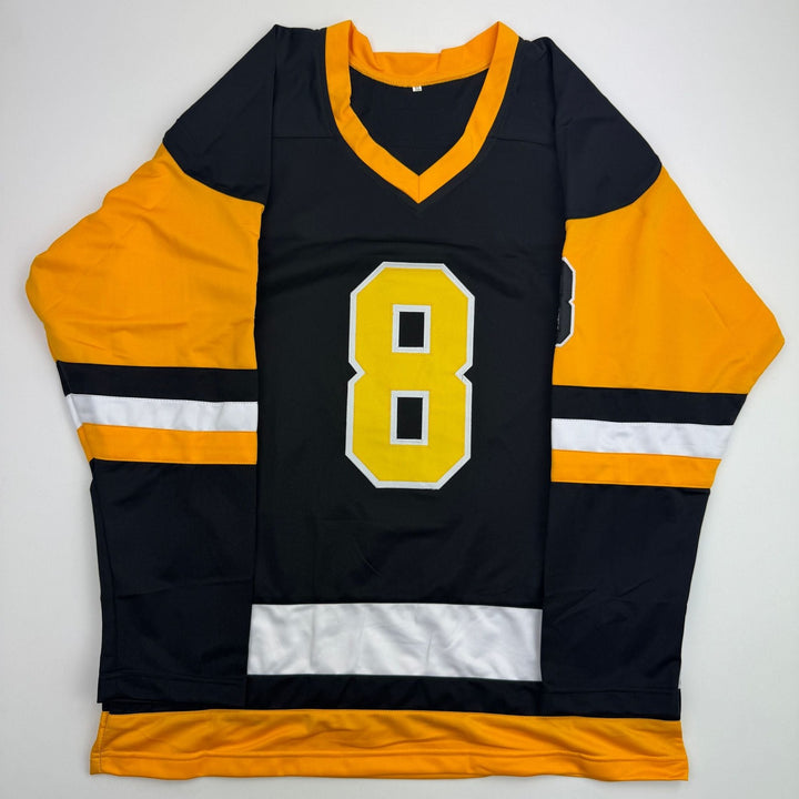 Autographed/Signed Michael Bunting Pittsburgh Black Jersey Beckett BAS COA