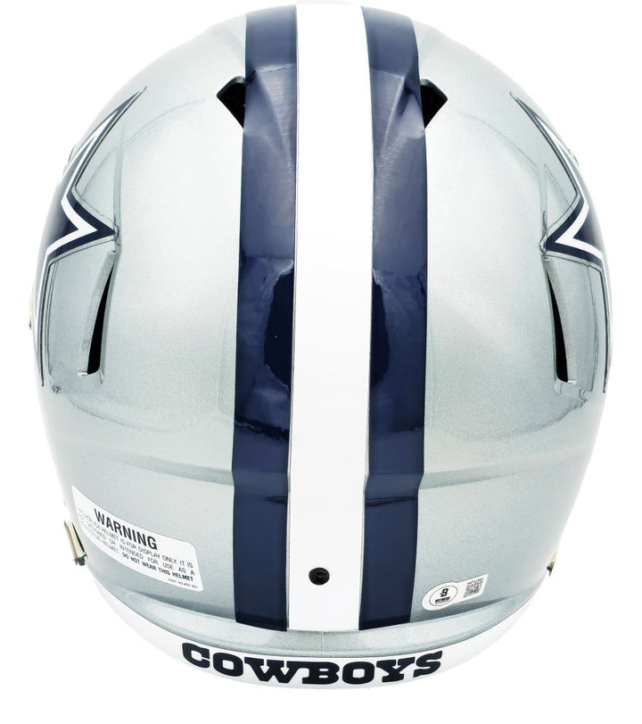 Dez Bryant Signed Dallas Cowboys Full Size Speed Replica Helmet BAS
