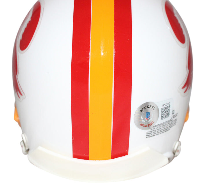 Derrick Brooks Signed Tampa Bay Buccaneers Mini Helmet TB Beckett 40410