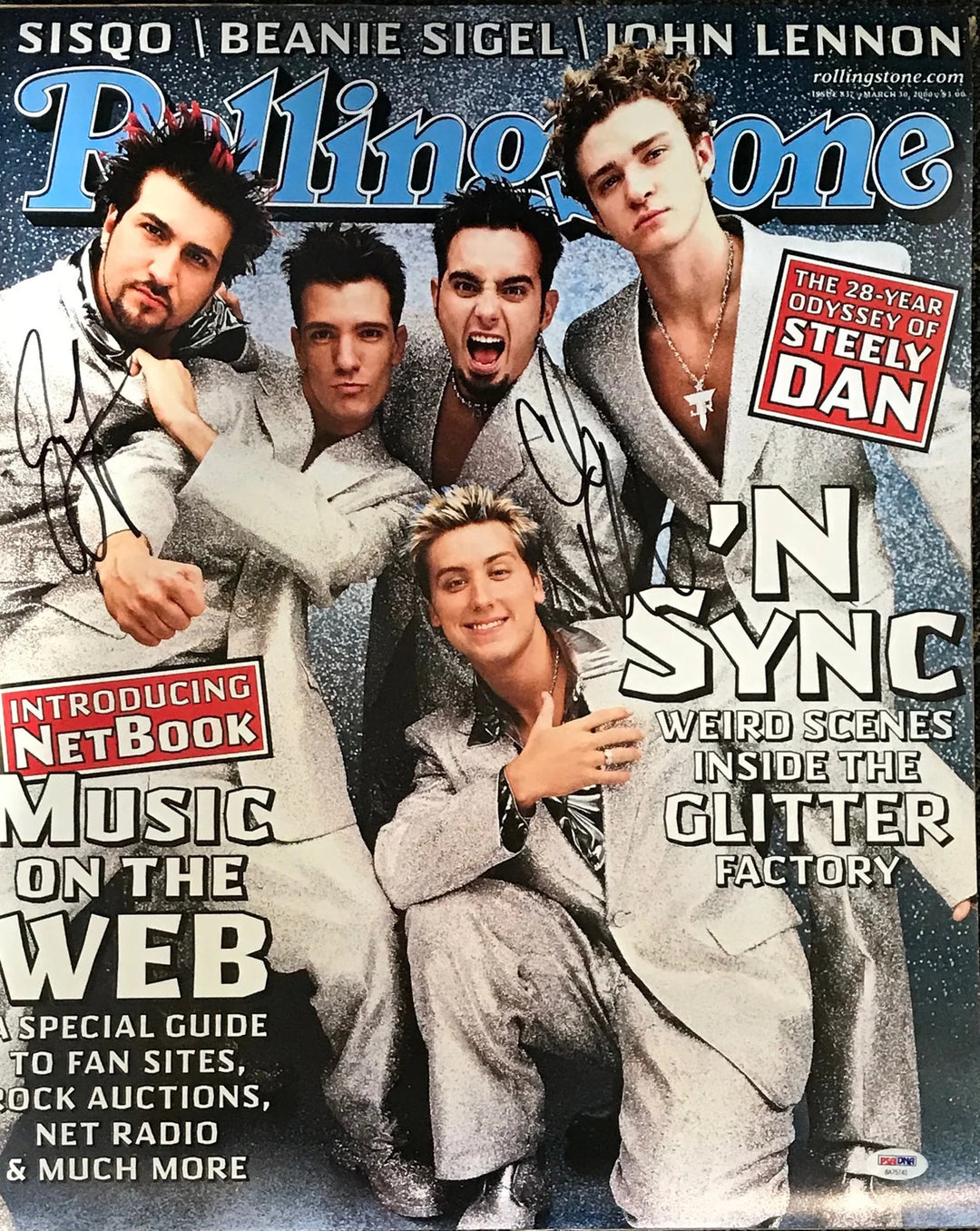 Joey Fatone & Chris Kirkpatrick Autographed 16x20 Photo (PSA)