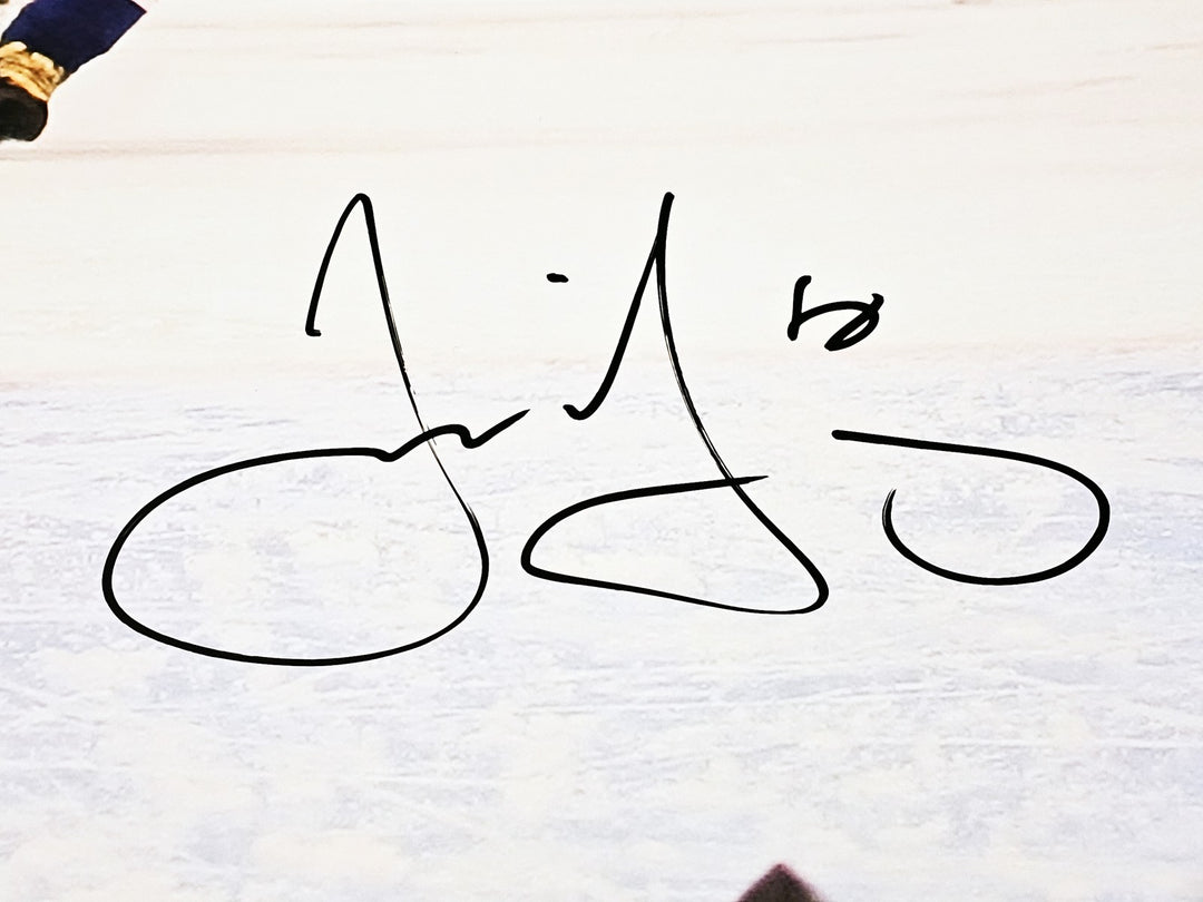 Jaromir Jagr Signed 16x20 Photo New York Rangers Beckett BAS Witness