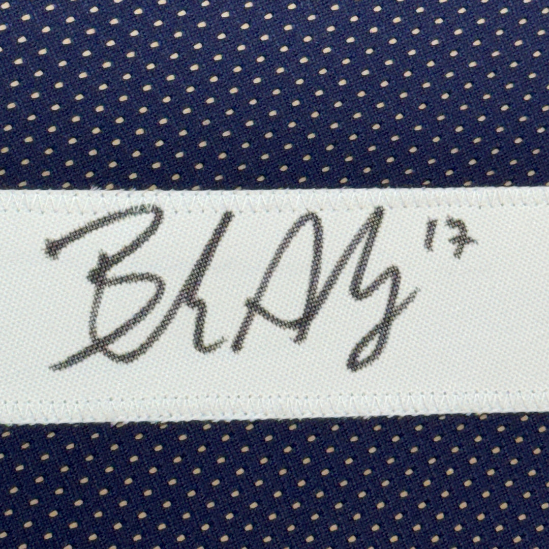 Framed Autographed/Signed Brandon Aubrey 35x39 Dallas Football Jersey BAS COA