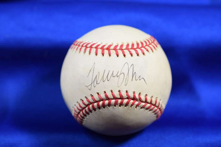 Tommy John PSA DNA Autograph National League ONL Signed Baseball Yankees
