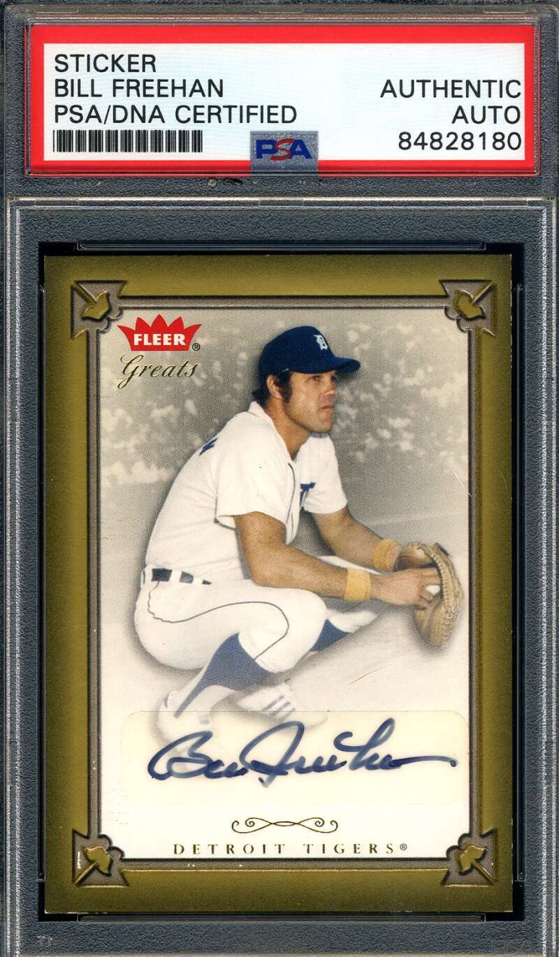 Bill Freehan PSA DNA Signed 2004 Fleer Greats Autograph