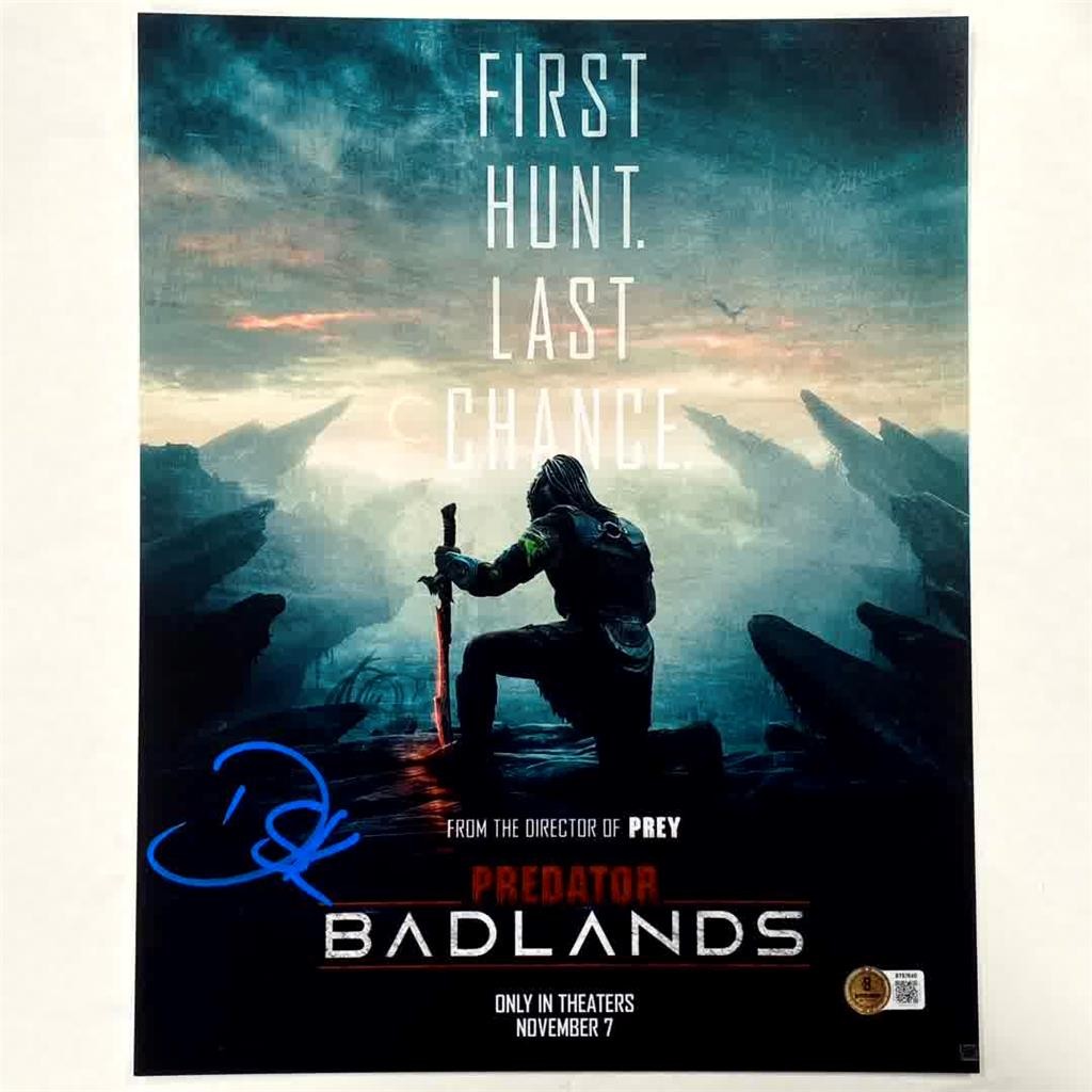 Dimitrius Koloamatangi signed Predator Badlands 11x14 Photo autograph (A) ~ BAS