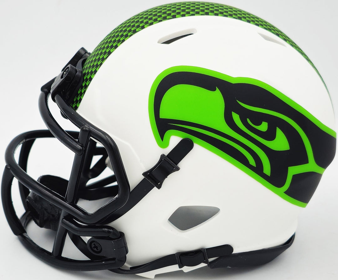 Byron Murphy II Signed Seahawks Lunar Eclipse White Speed Mini Helmet MCS Holo