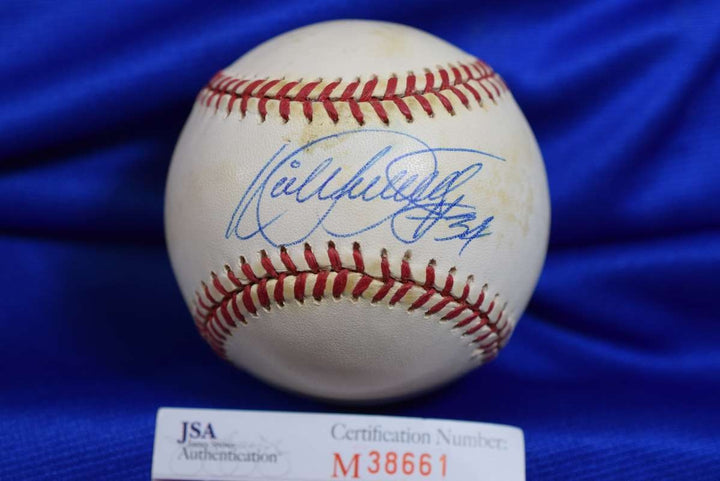 Kirby Puckett JSA Coa Autograph American League Signed Baseball