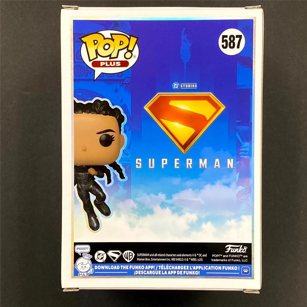Maria Gabriela De Faria Signed Superman Engineer Funko Pop auto (C) Beckett BAS