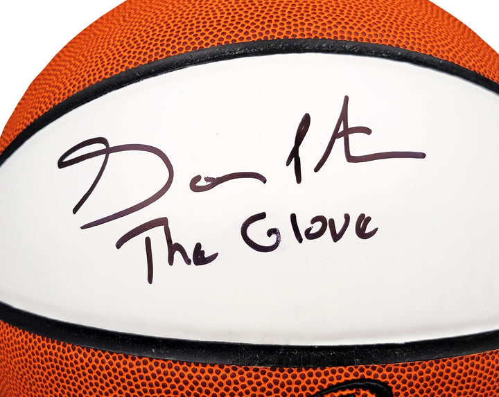 Gary Payton Auto Official Spalding White Basketball Supersonics The Glove Becket