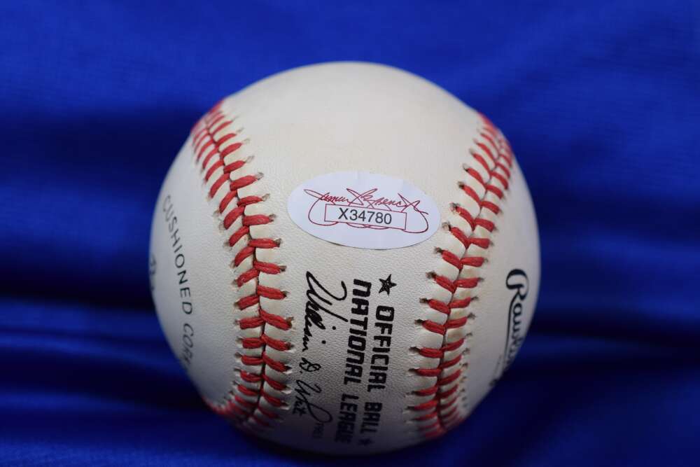 Don Drysdale JSA Coa Autograph National League Signed Baseball