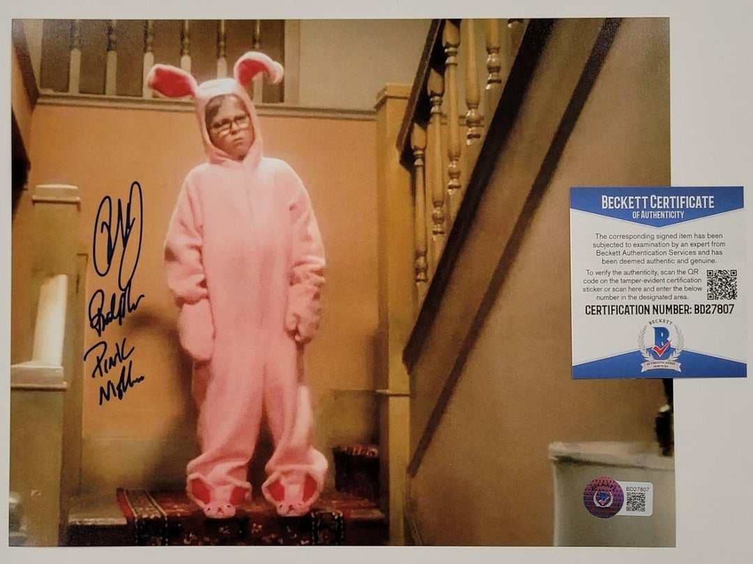 Peter Billingsley signed "Pink Nightmare" A Christmas Story 8x10 Photo ~ BAS COA